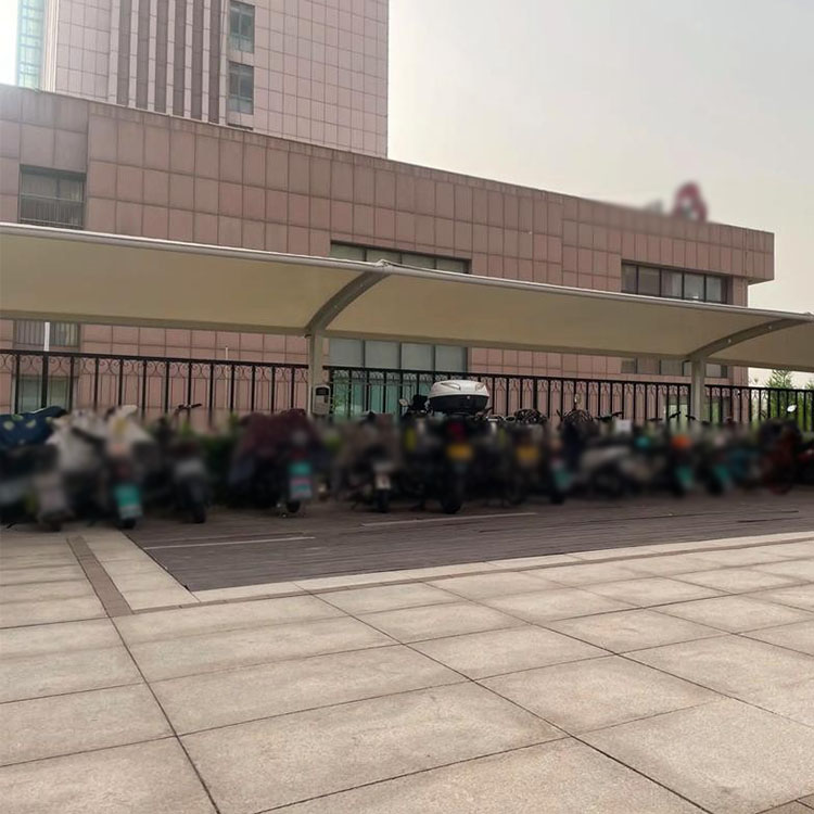 安宁市膜结构电动车棚